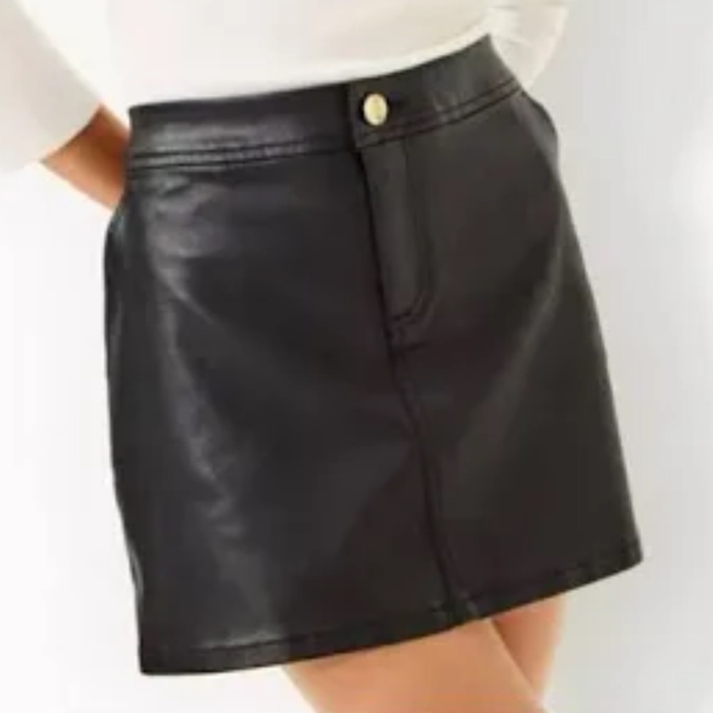 NWT Lilly Pulitzer black Colette skirt